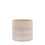 Bodhi Accessories Alaro Embossed Planter Taupe House of Isabella UK
