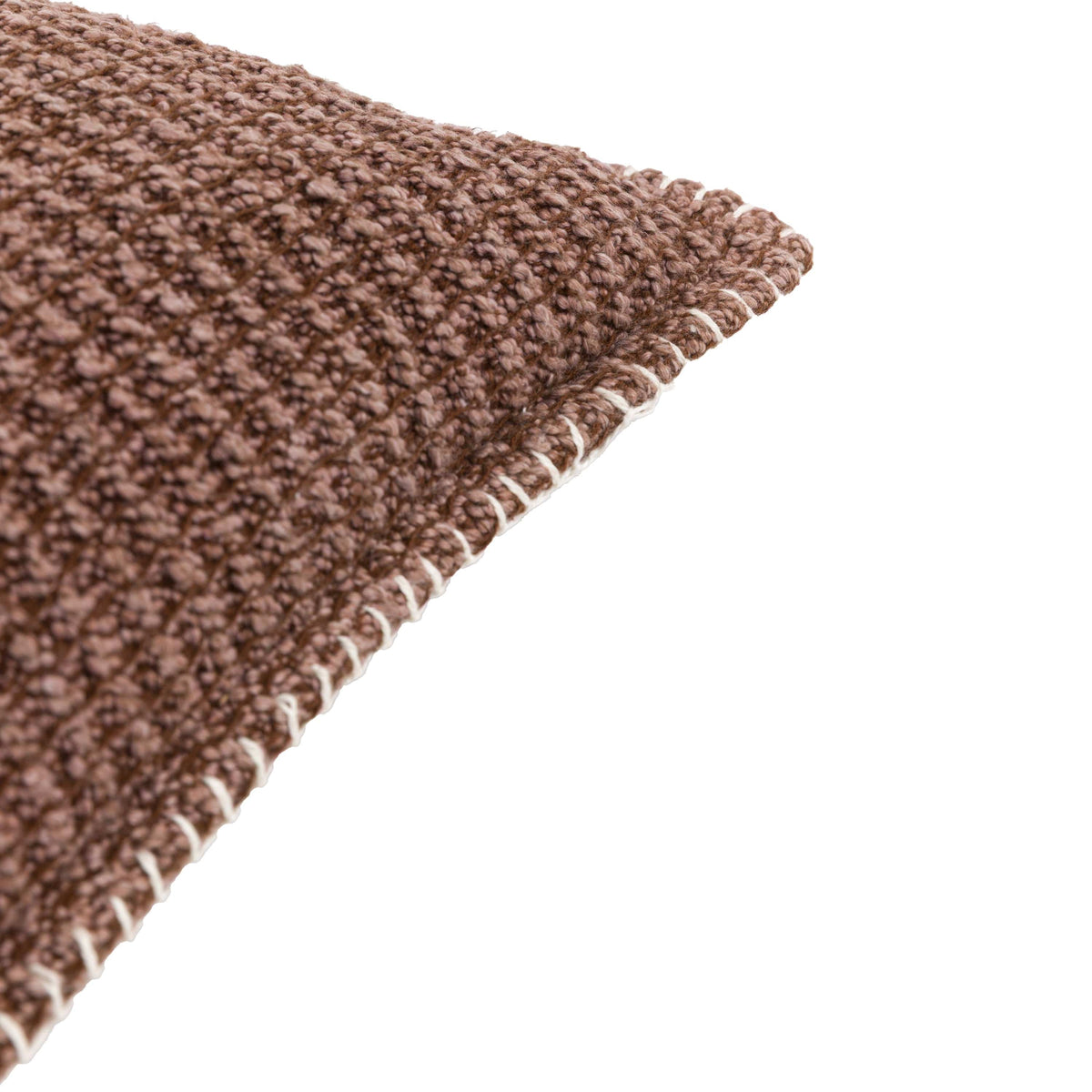 Bodhi Accessories Alder Textured Cushion Brown House of Isabella UK