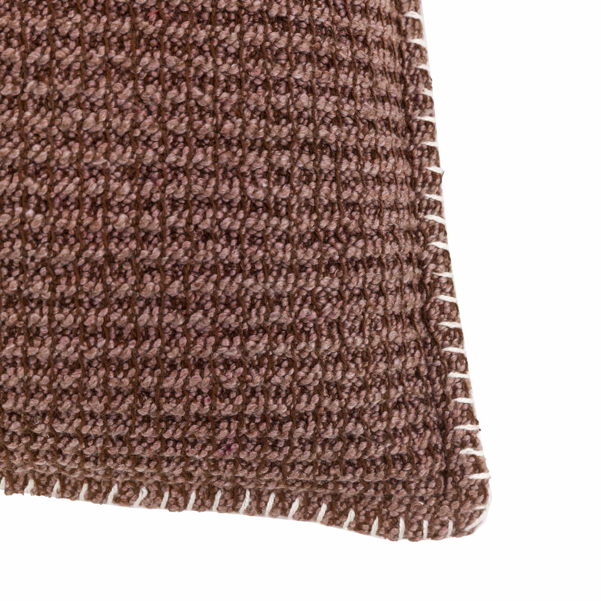 Bodhi Accessories Alder Textured Cushion Brown House of Isabella UK