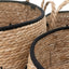 Bodhi Accessories Alid Baskets Natural & Black Set of 3 House of Isabella UK