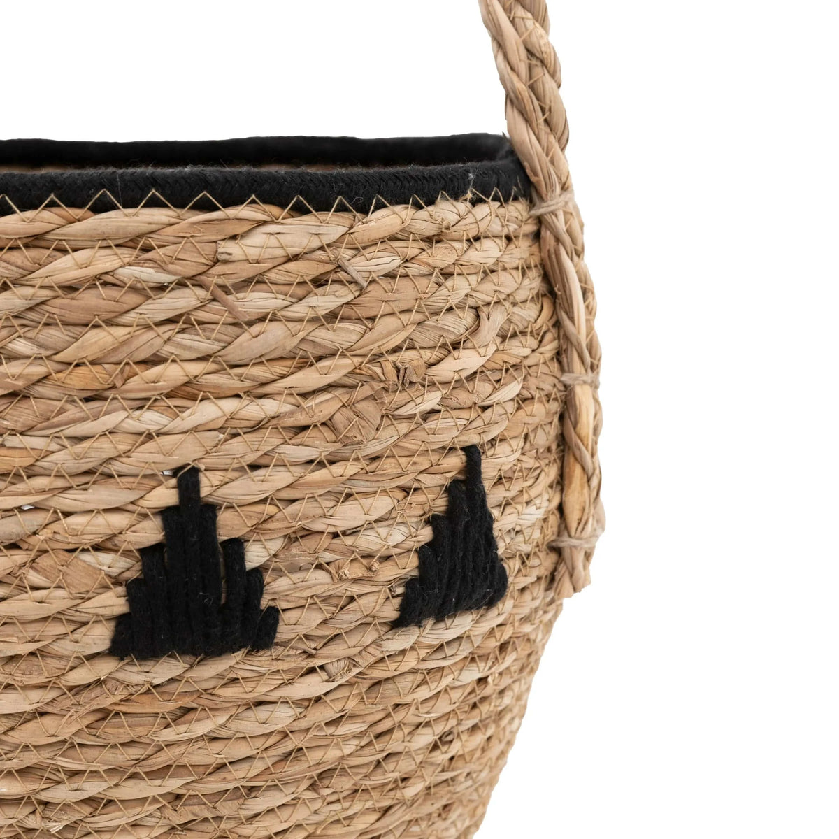 Bodhi Accessories Alid Baskets Natural & Black Set of 3 House of Isabella UK