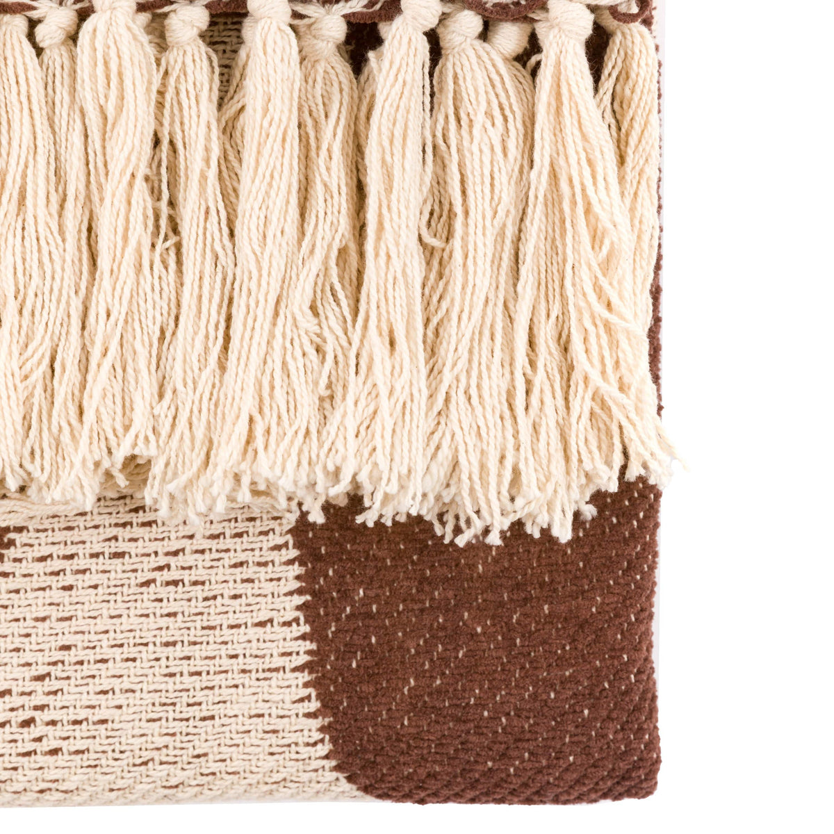 Bodhi Accessories Alma Abstract Throw Chocolate House of Isabella UK