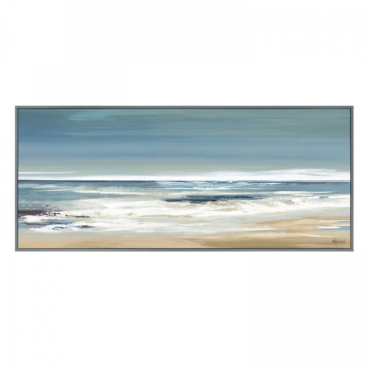 Bodhi Accessories Along the Coastline Framed Canvas House of Isabella UK