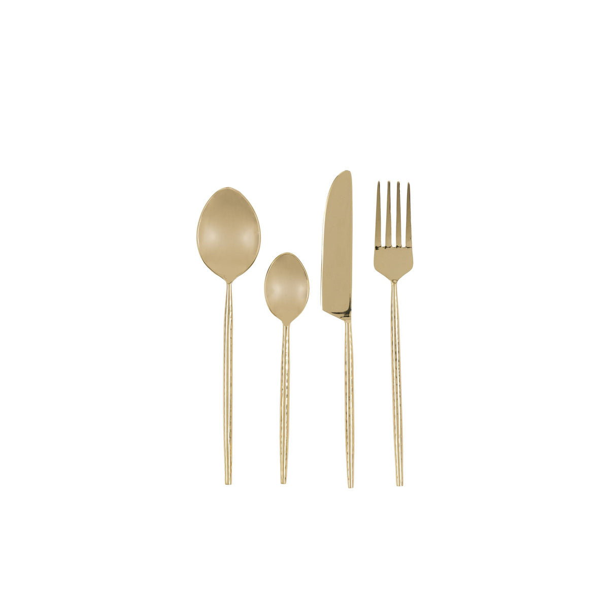 Bodhi Accessories Alora Cutlery Gold Set of 16 House of Isabella UK