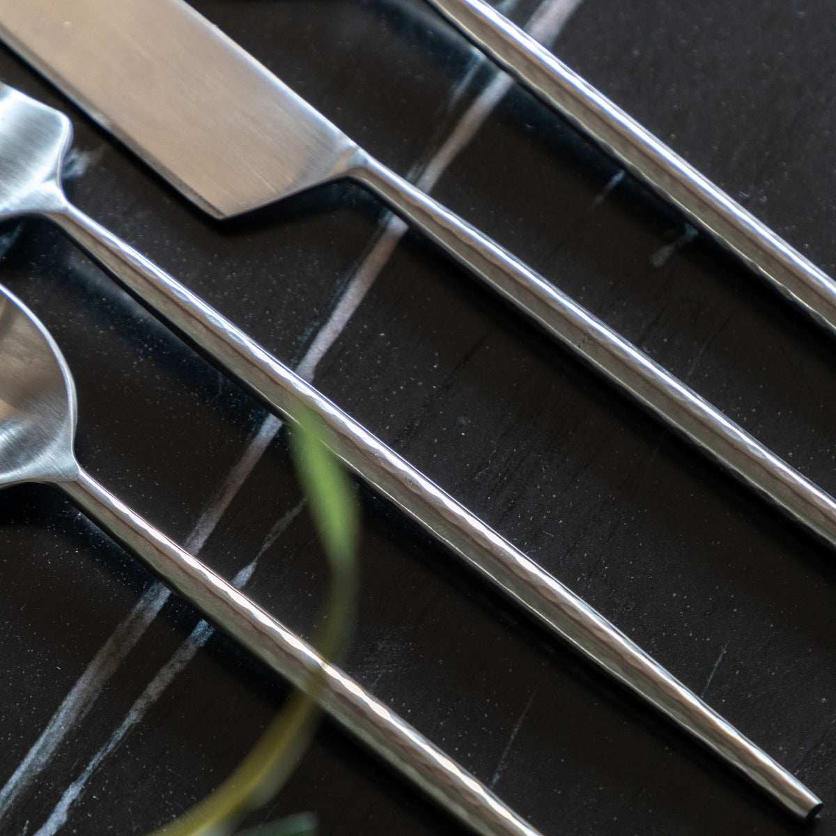 Bodhi Accessories Alora Cutlery Pewter Set of 16 House of Isabella UK