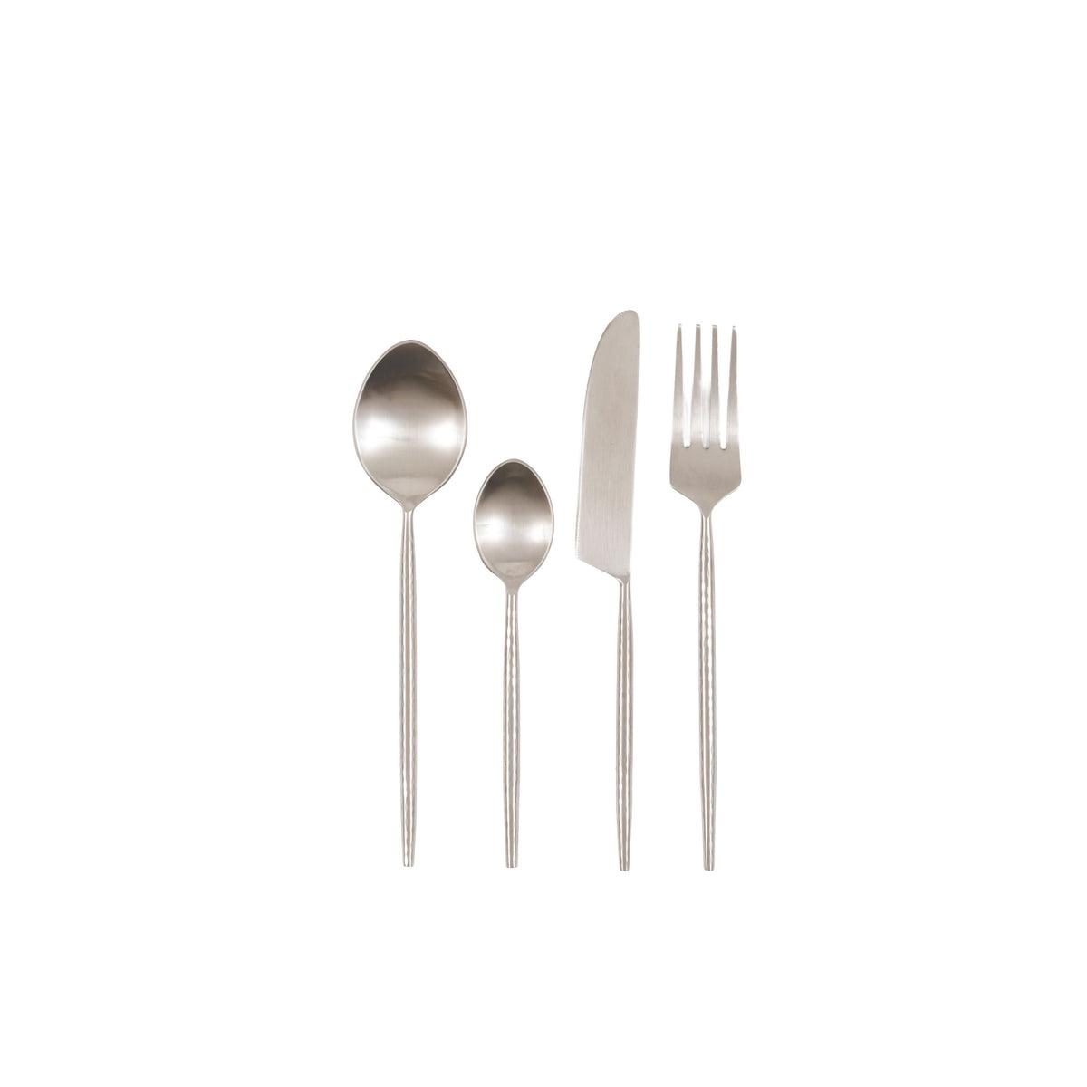 Bodhi Accessories Alora Cutlery Pewter Set of 16 House of Isabella UK