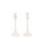 Bodhi Accessories Altea Candlesticks Cream Set of 2 House of Isabella UK