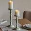 Bodhi Accessories Alzira Candlesticks Green Set of 2 House of Isabella UK