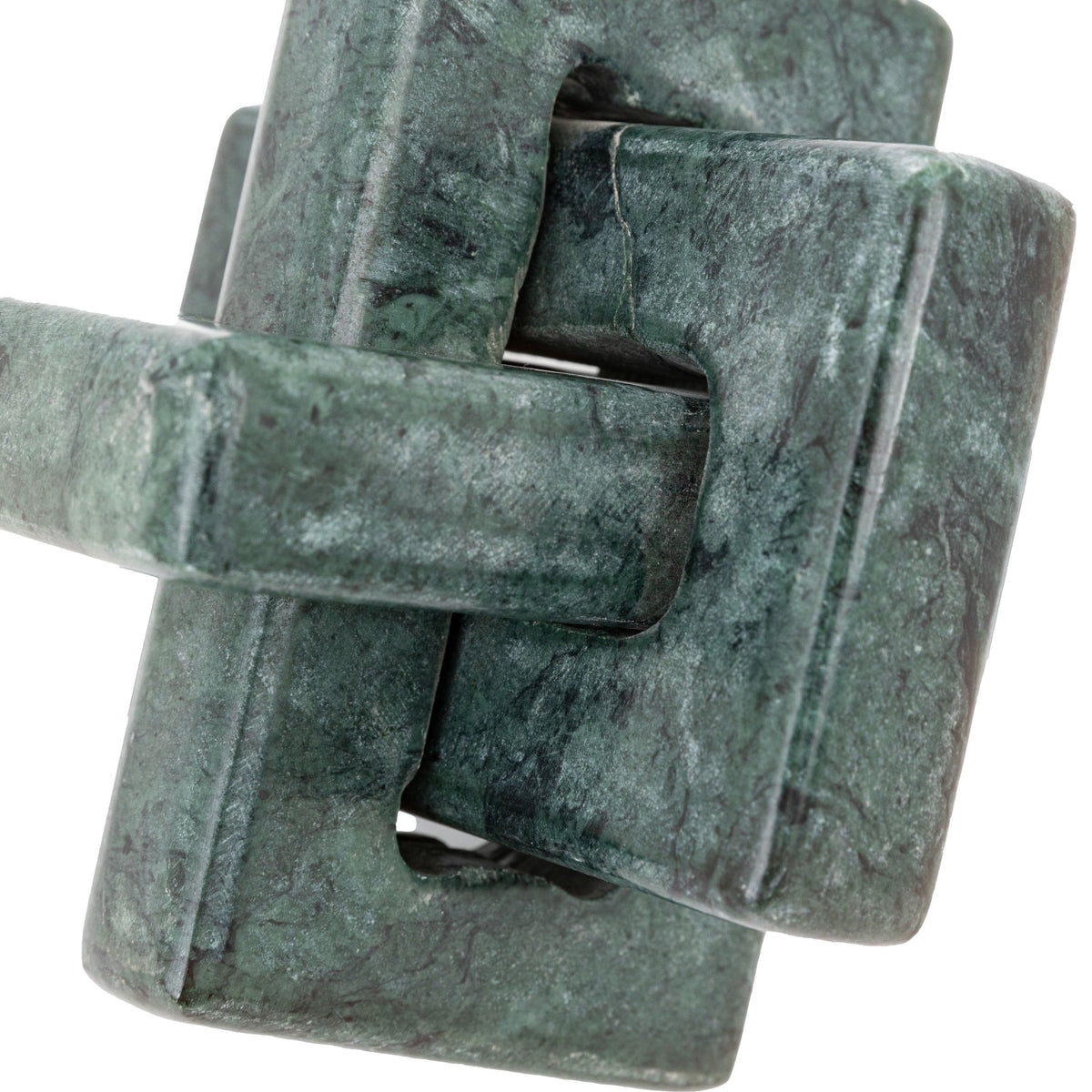 Bodhi Accessories Amadora Link Marble Square Green House of Isabella UK