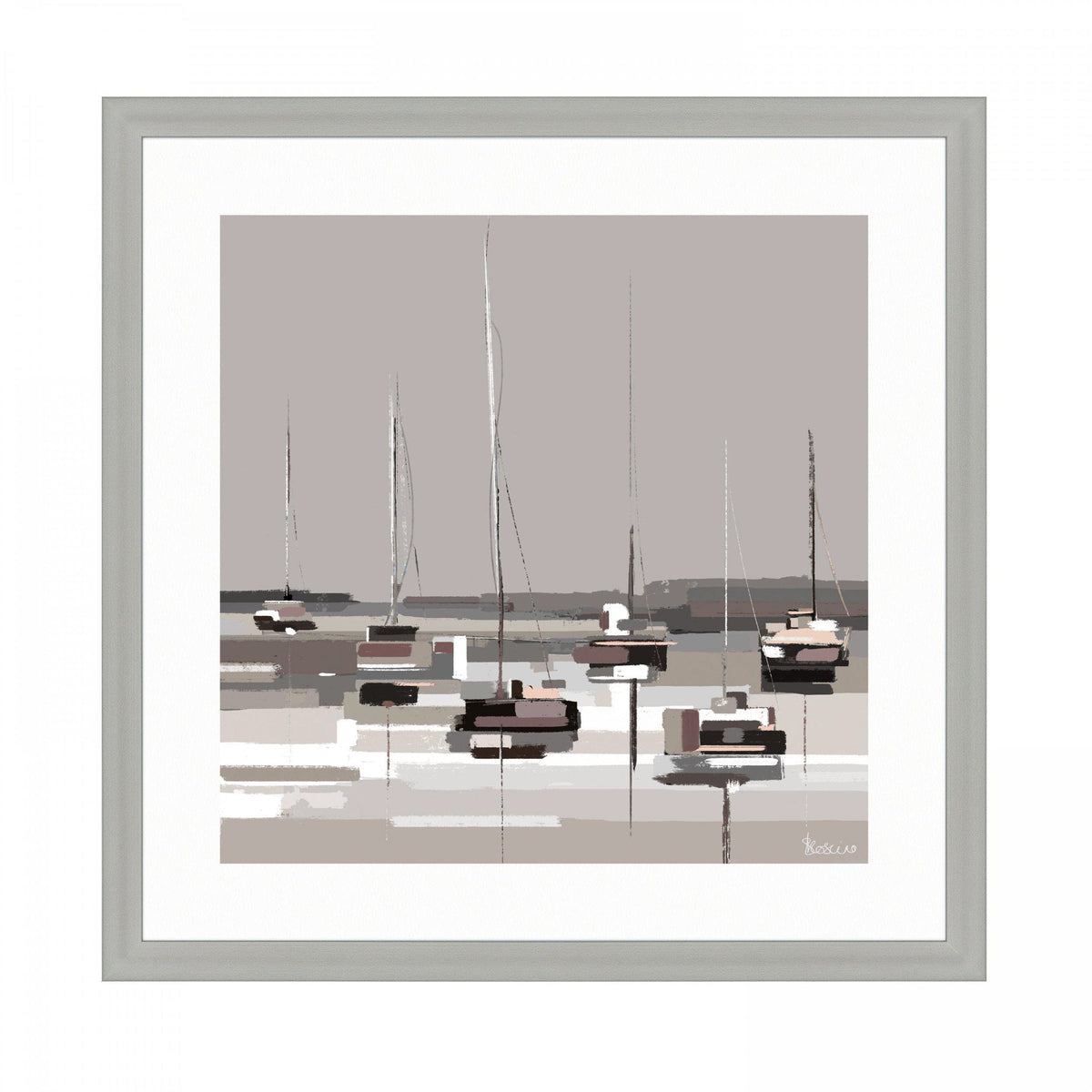 Bodhi Accessories Amethyst Orchids Framed Art House of Isabella UK