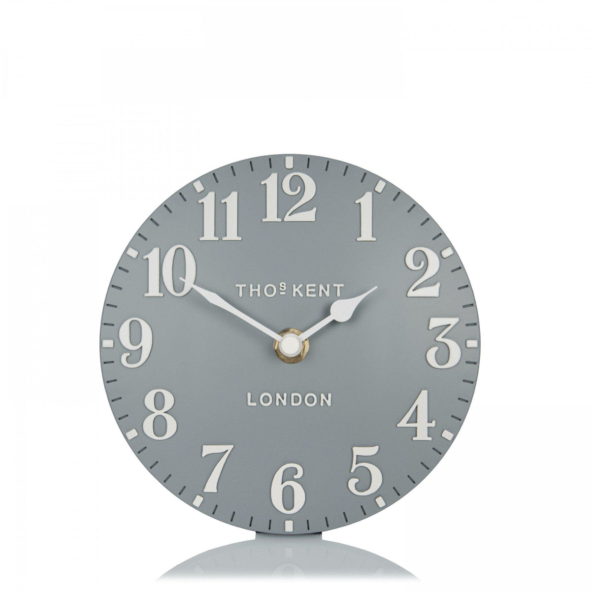 Bodhi Accessories Arabic Mantel Clock Flax Blue House of Isabella UK