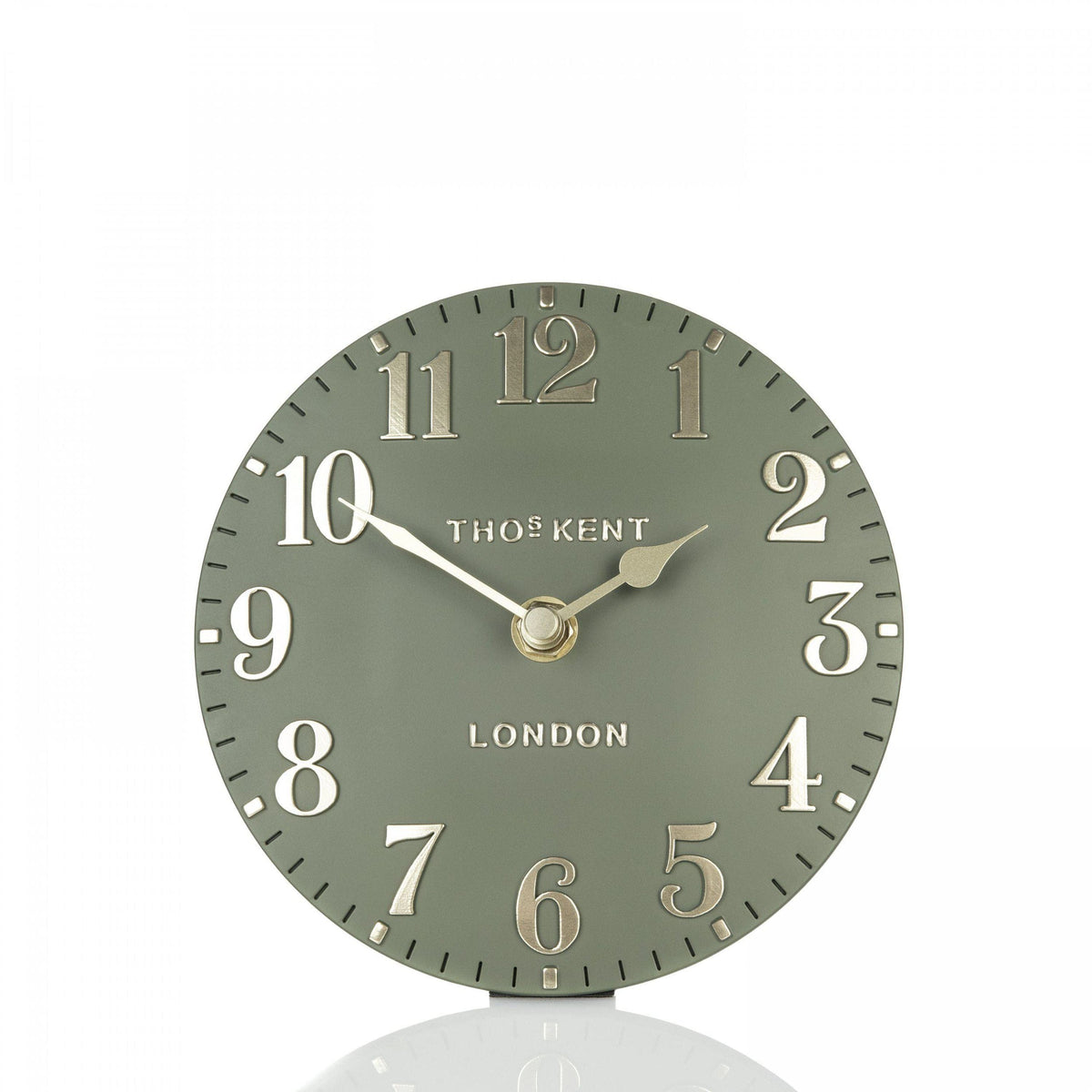 Bodhi Accessories Arabic Mantel Clock Lichen Green House of Isabella UK