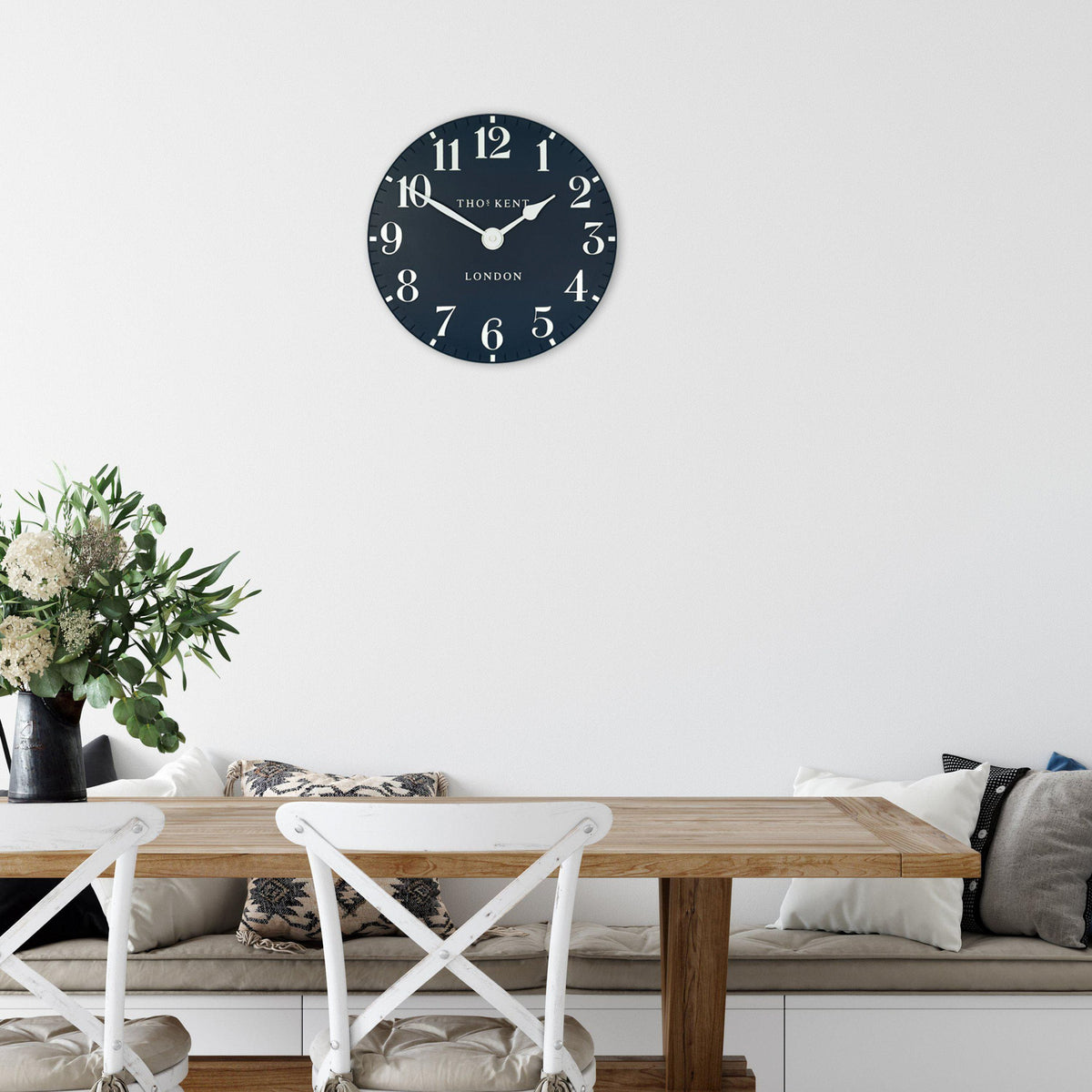 Bodhi Accessories Arabic Wall Clock Ink House of Isabella UK