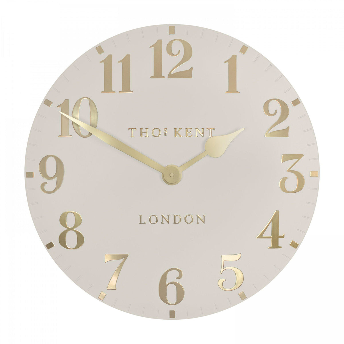 Bodhi Accessories Arabic Wall Clock Oatmeal House of Isabella UK