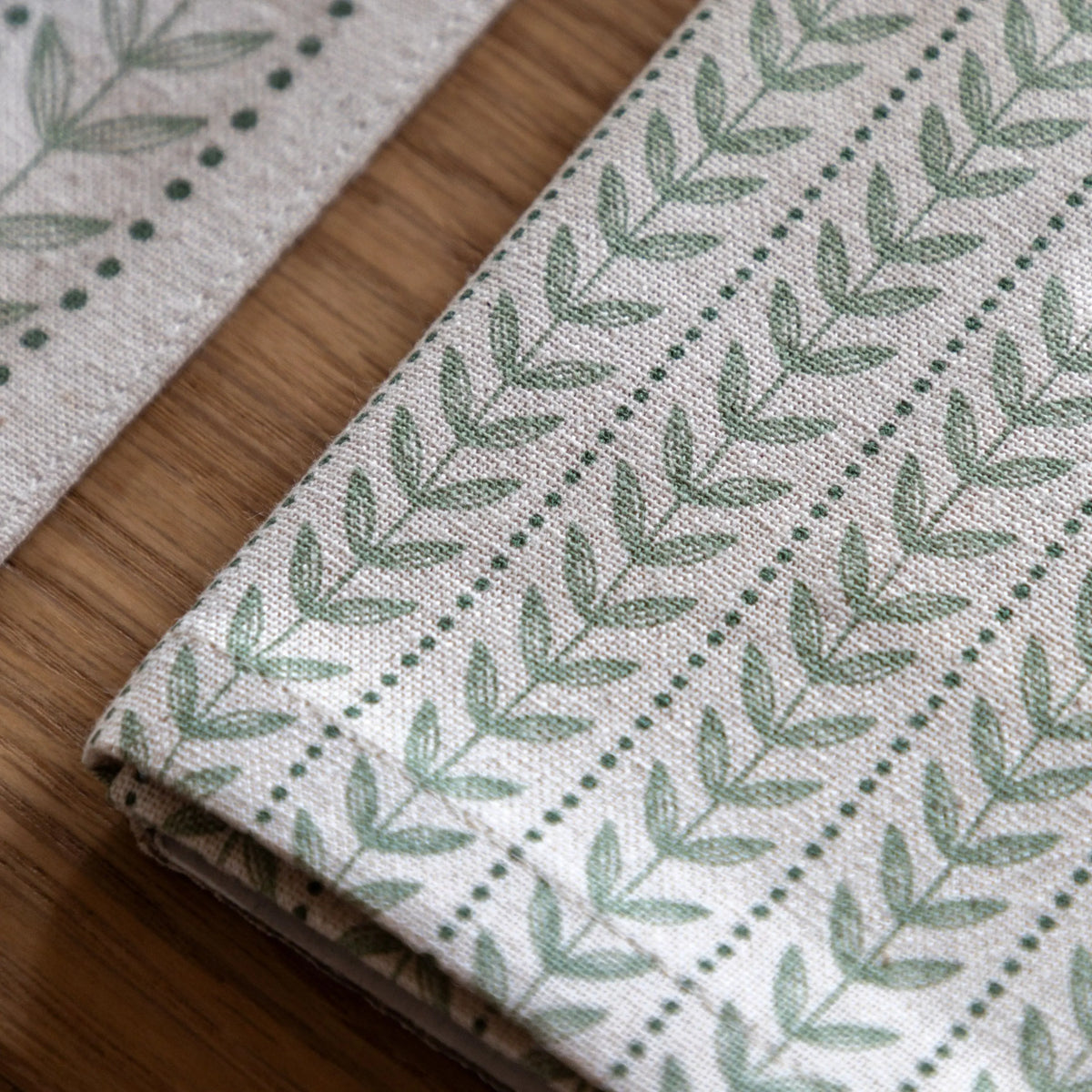 Bodhi Accessories Arbor Leaf Napkins Natural 4pk House of Isabella UK