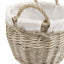 Bodhi Accessories Aro Round Lined Baskets Natural Set of 3 House of Isabella UK