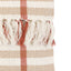 Bodhi Accessories Arvo Grid Woven Throw Rust and Natural House of Isabella UK