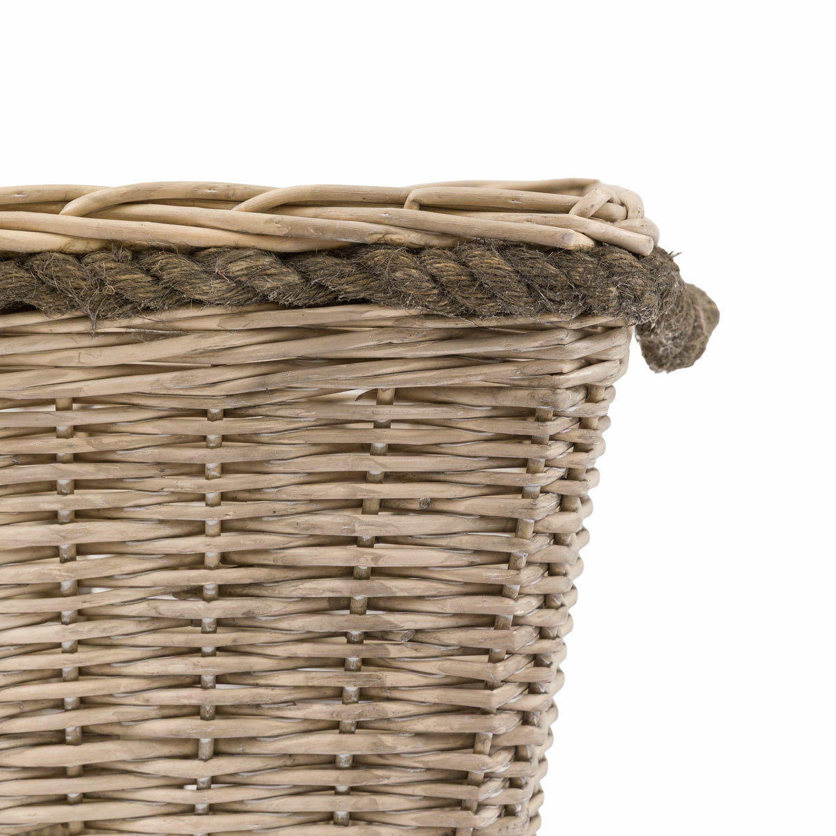 Bodhi Accessories Aspen Woven Log Basket Natural Set of 3 House of Isabella UK