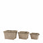 Bodhi Accessories Aspen Woven Log Basket Natural Set of 3 House of Isabella UK