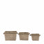 Bodhi Accessories Aspen Woven Log Basket Natural Set of 3 House of Isabella UK