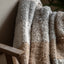 Bodhi Accessories Autumn Check Boucle Throw Natural House of Isabella UK