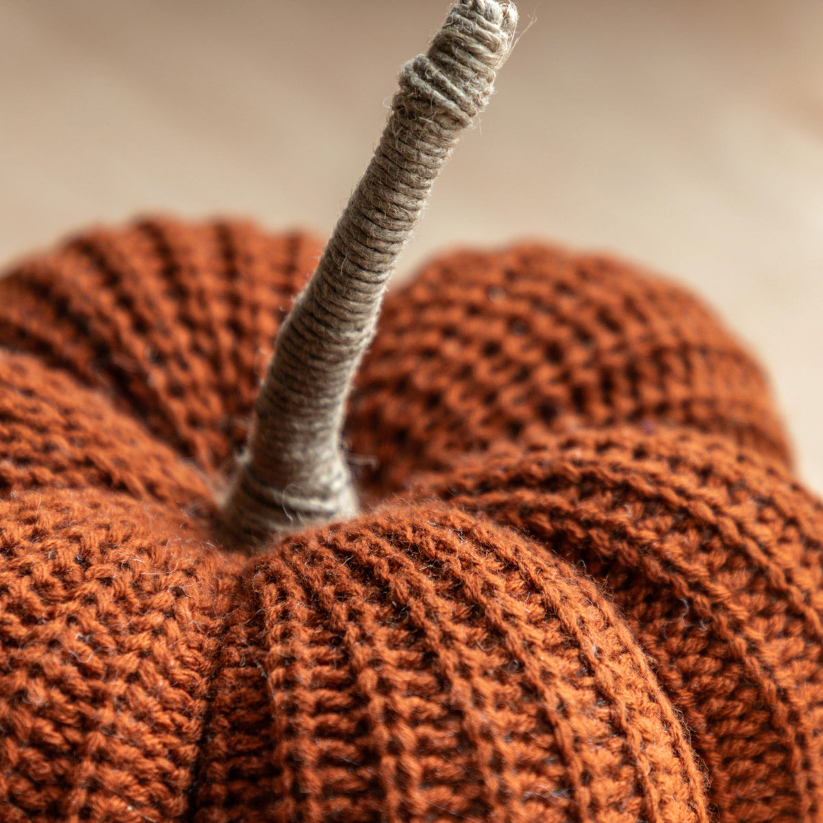 Bodhi Accessories Autumn Knitted Pumpkin Rust House of Isabella UK