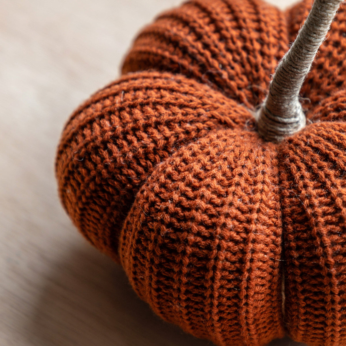 Bodhi Accessories Autumn Knitted Pumpkin Rust House of Isabella UK