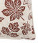 Bodhi Accessories Autumn Leaf Chenille Cushion Rust House of Isabella UK