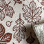 Bodhi Accessories Autumn Leaf Chenille Cushion Rust House of Isabella UK