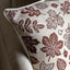 Bodhi Accessories Autumn Leaf Chenille Cushion Rust House of Isabella UK