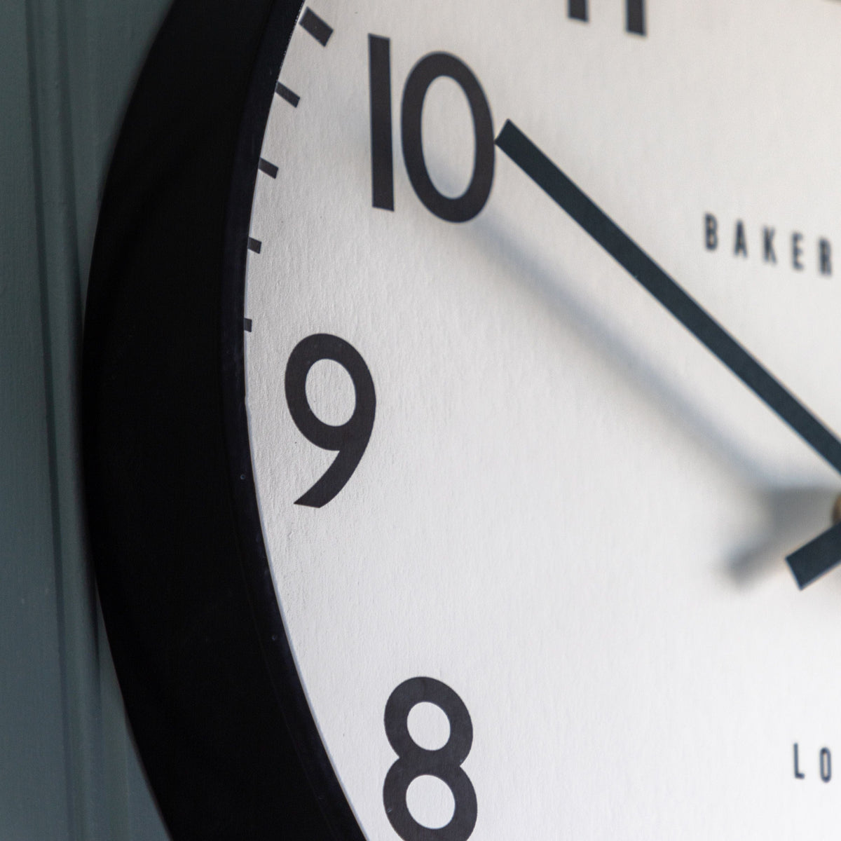 Bodhi Accessories Avast Wall Clock Black House of Isabella UK