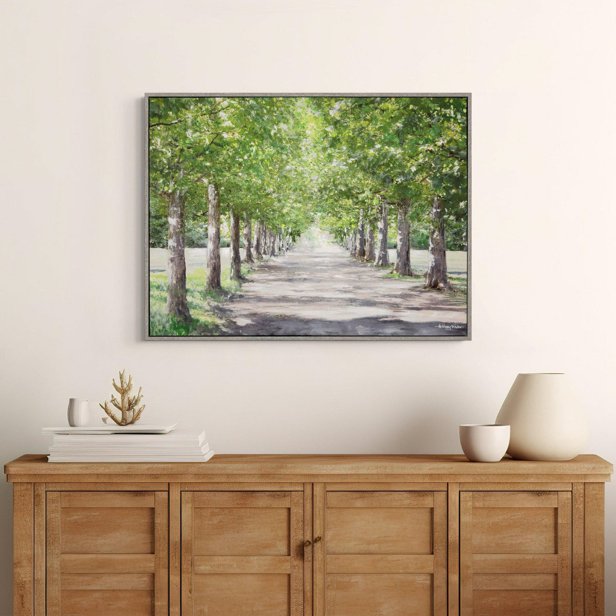 Bodhi Accessories Avenue of Trees Framed Canvas House of Isabella UK
