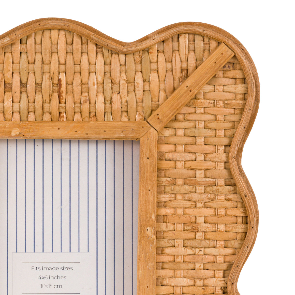 Bodhi Accessories Ayora Rattan Photo Frame 6x4 House of Isabella UK