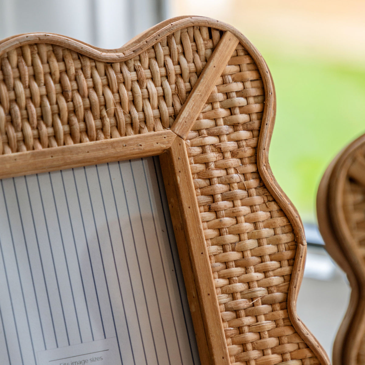 Bodhi Accessories Ayora Rattan Photo Frame 7x5 House of Isabella UK