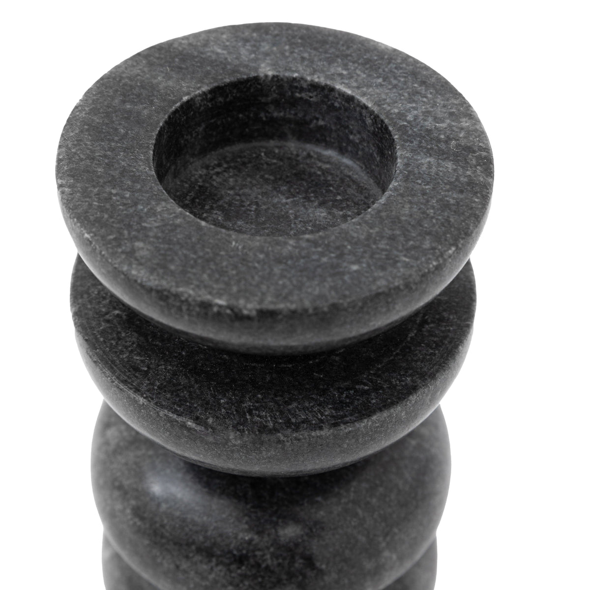 Bodhi Accessories Azuaga Marble Tealight Candlestick Grey House of Isabella UK