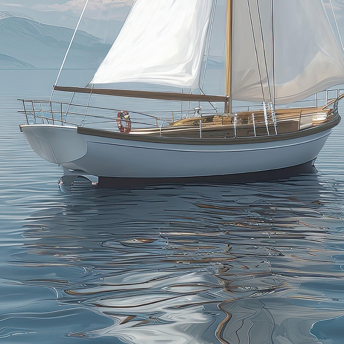 Bodhi Accessories Azure Reflections Framed Art House of Isabella UK