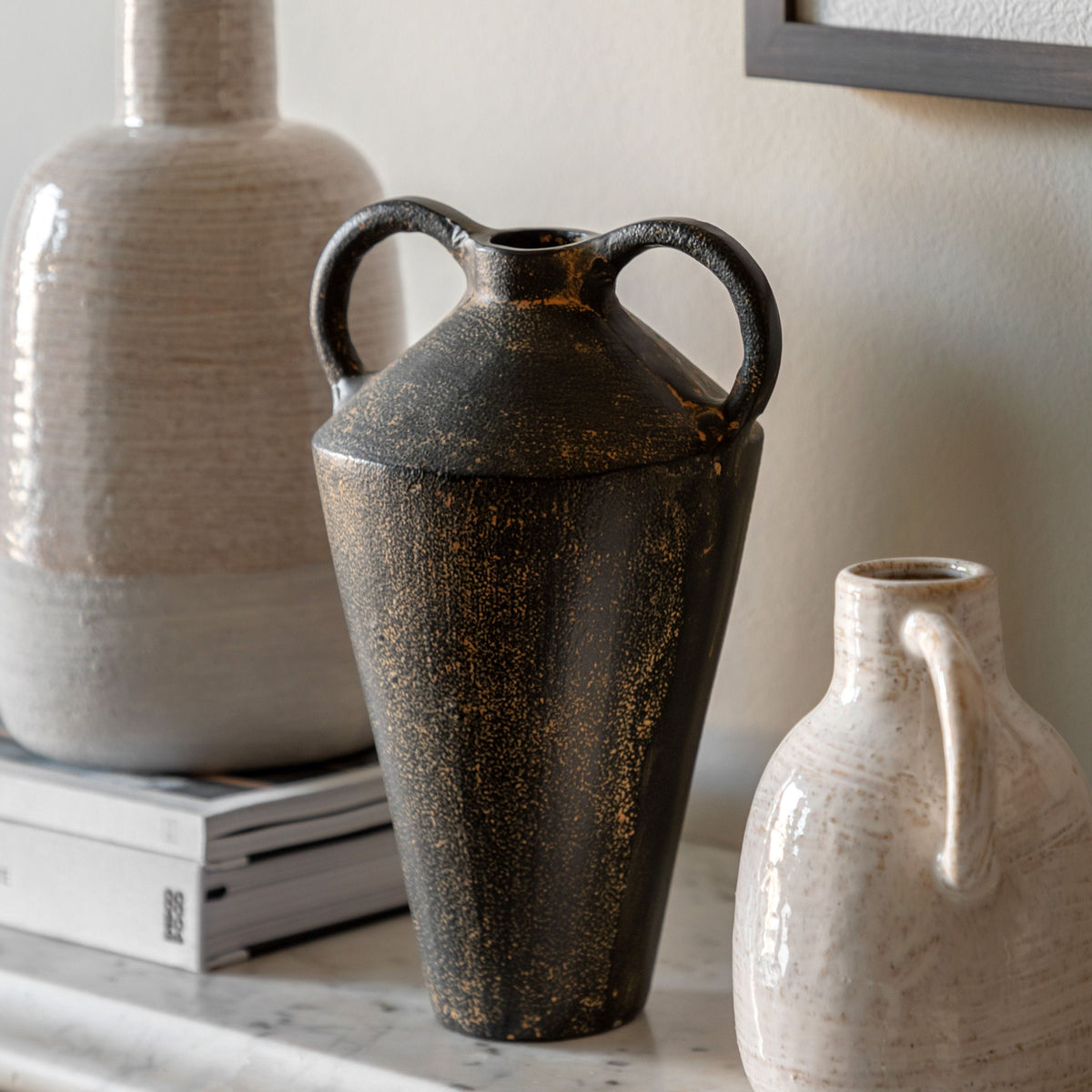 Bodhi Accessories Babbi Cast Metal Vase Large House of Isabella UK