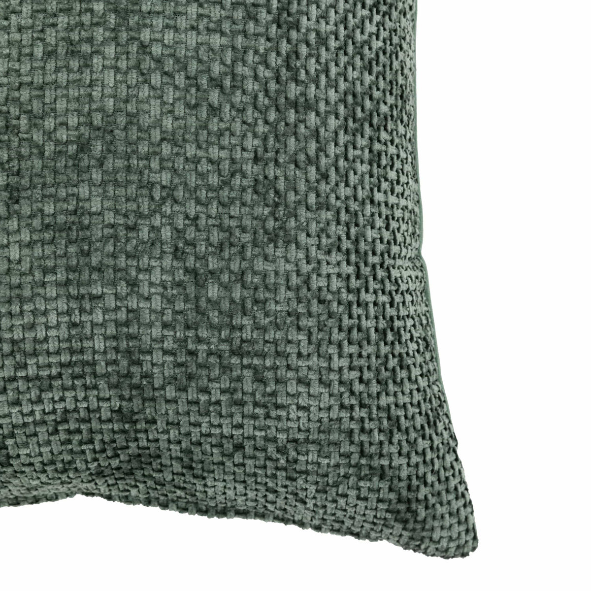 Bodhi Accessories Basketweave Chenille Cushion Olive 2pk House of Isabella UK