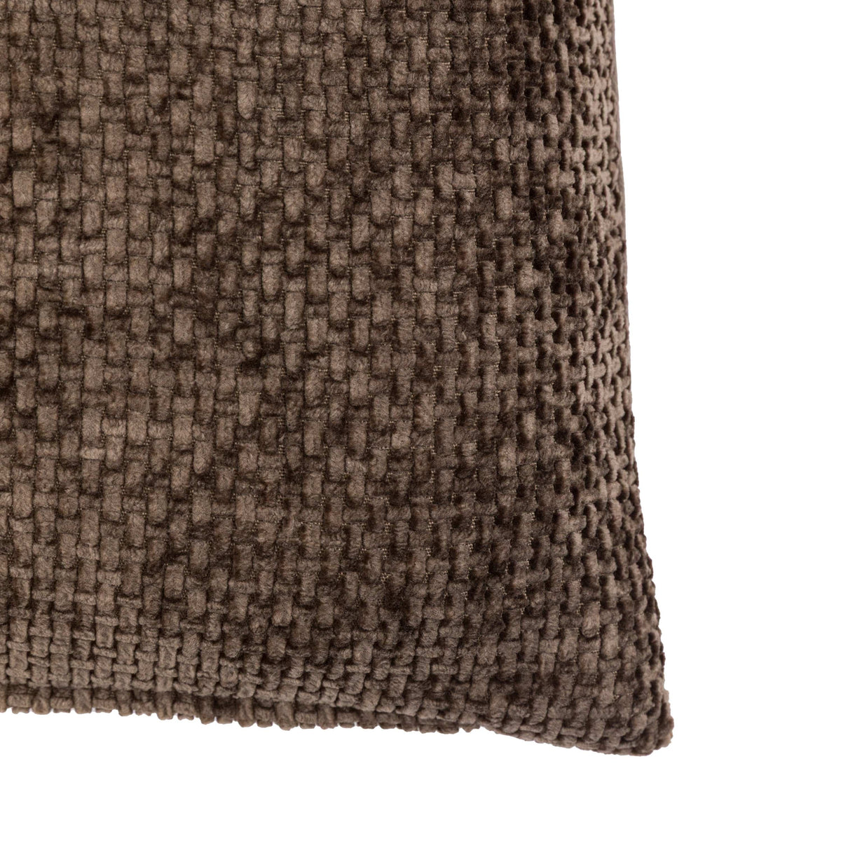 Bodhi Accessories Basketweave Cushion Chocolate 2pk House of Isabella UK