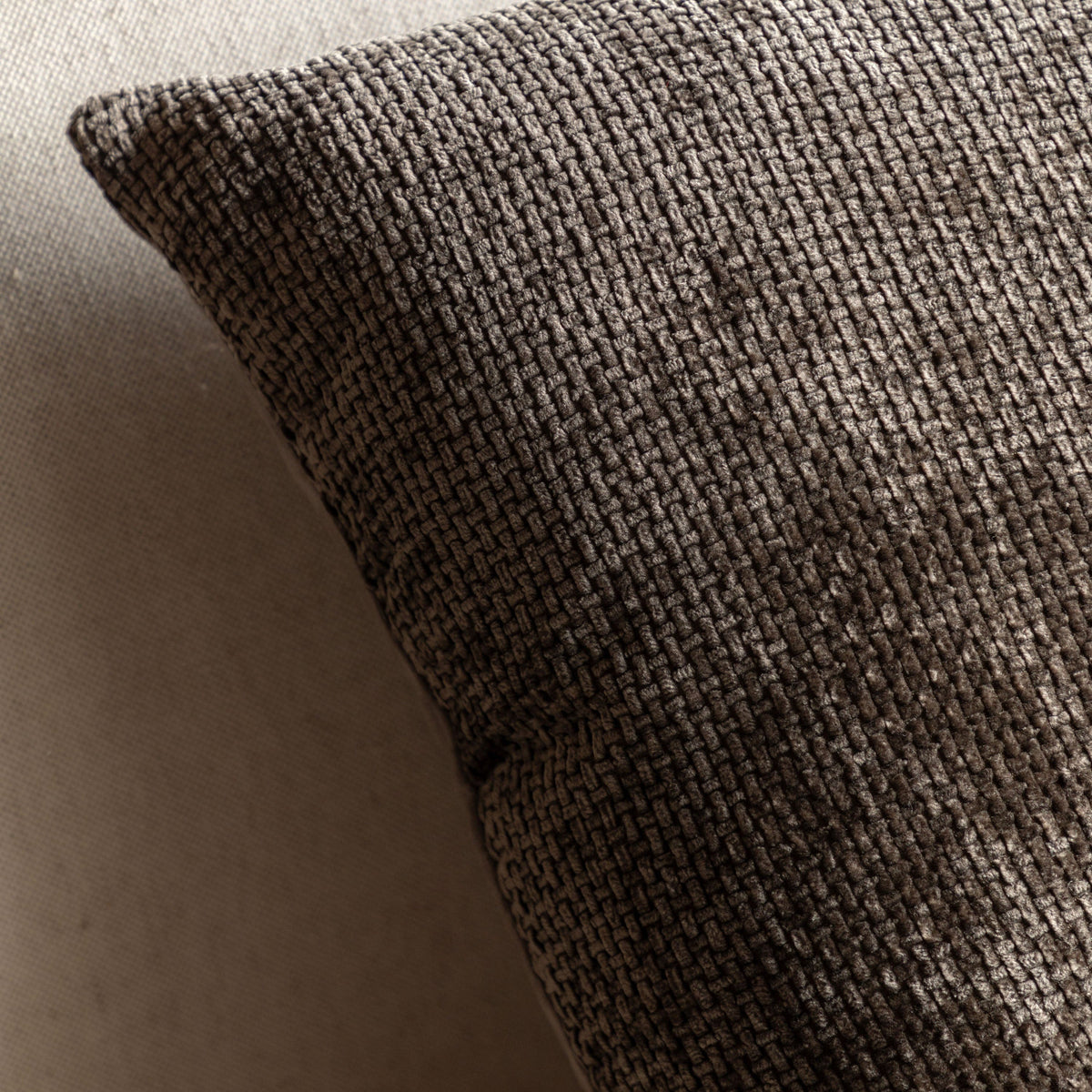 Bodhi Accessories Basketweave Cushion Chocolate 2pk House of Isabella UK