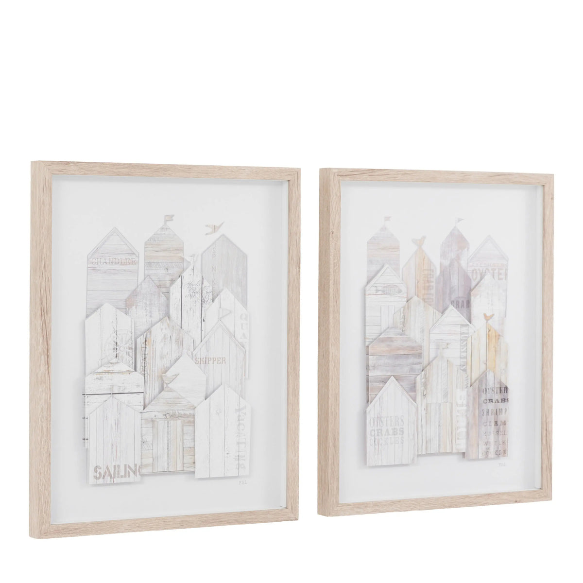 Bodhi Accessories Beach Retreat Framed Art Set of 2 House of Isabella UK