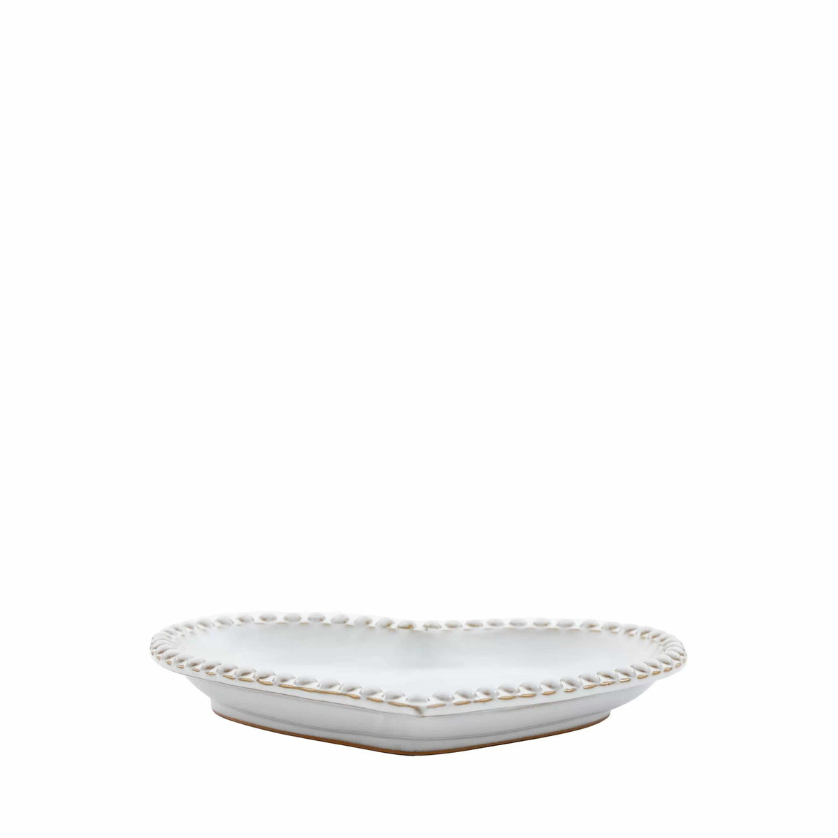 Beaded Heart Plate Set of 3.