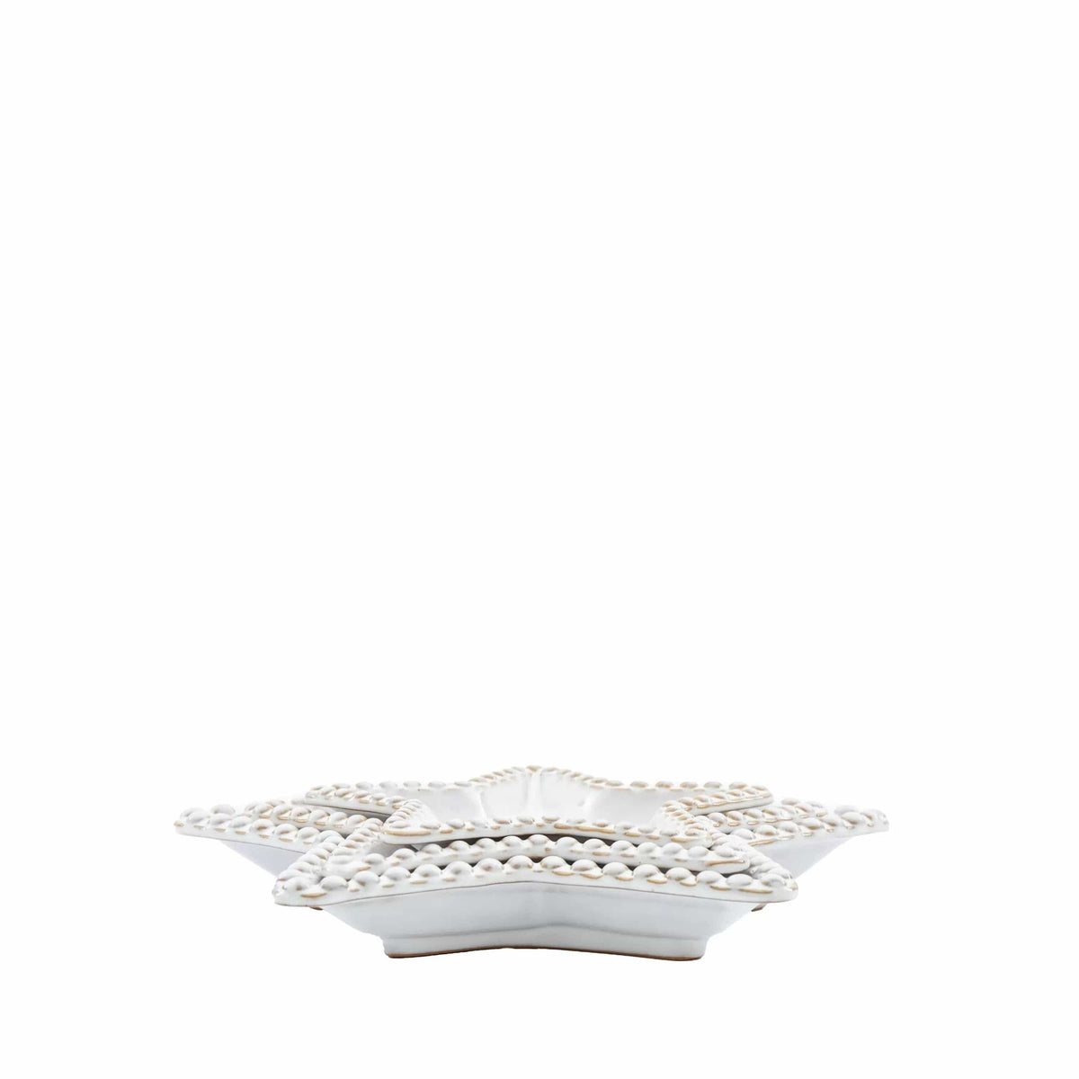 Beaded Star Plate Set of 3.