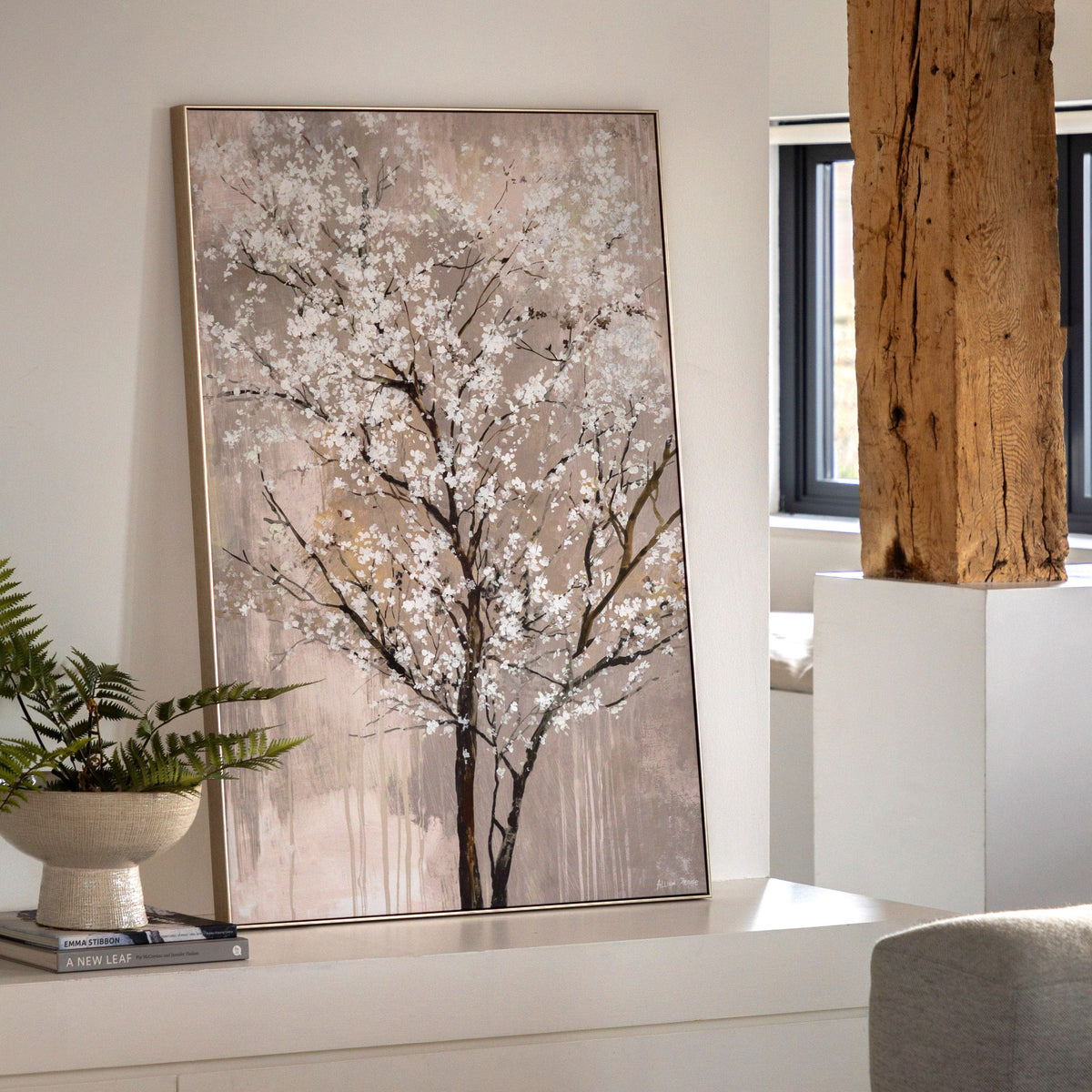 Bodhi Accessories Blossom Breeze Framed Canvas House of Isabella UK