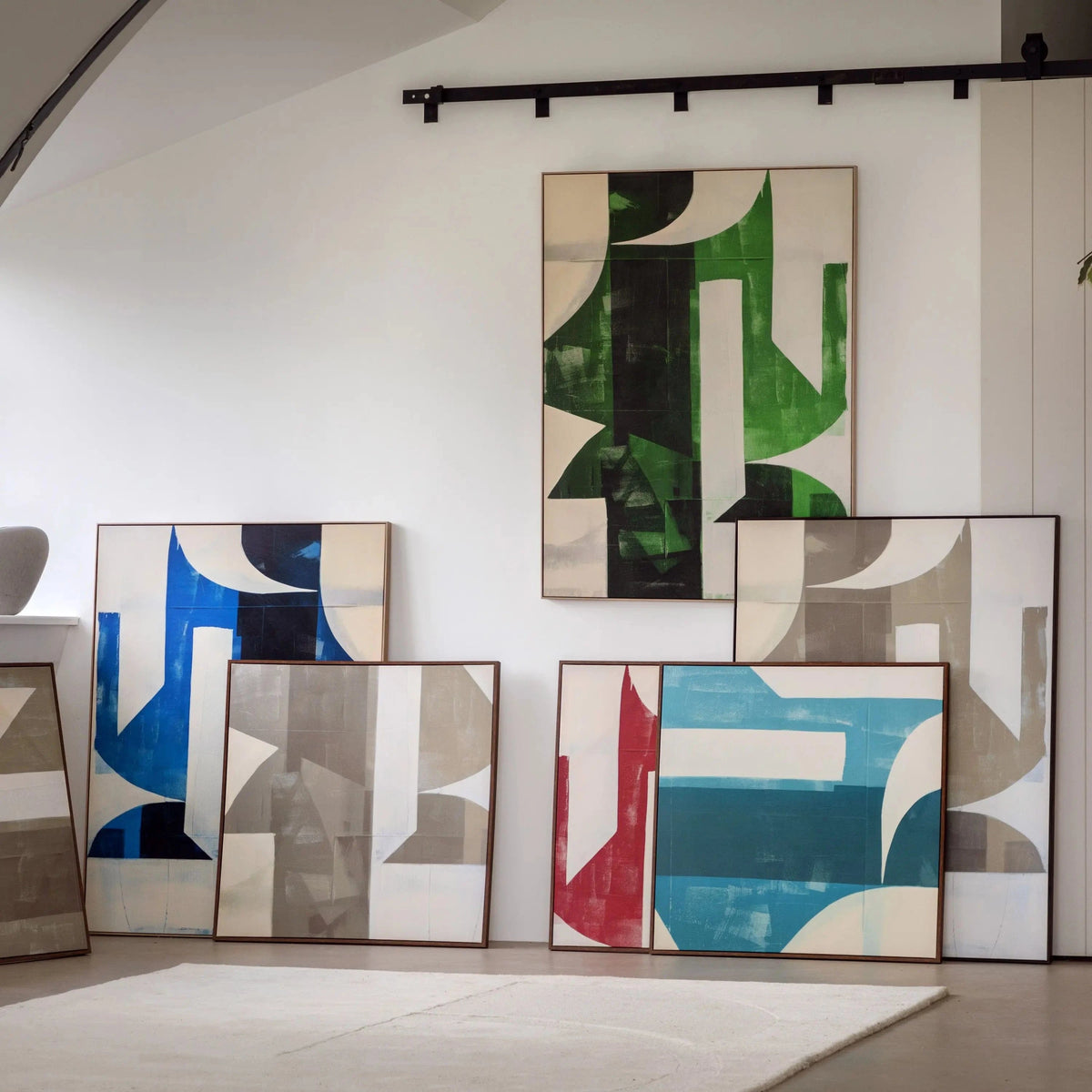 Bodhi Accessories BMessig Abstract Framed Canvas House of Isabella UK