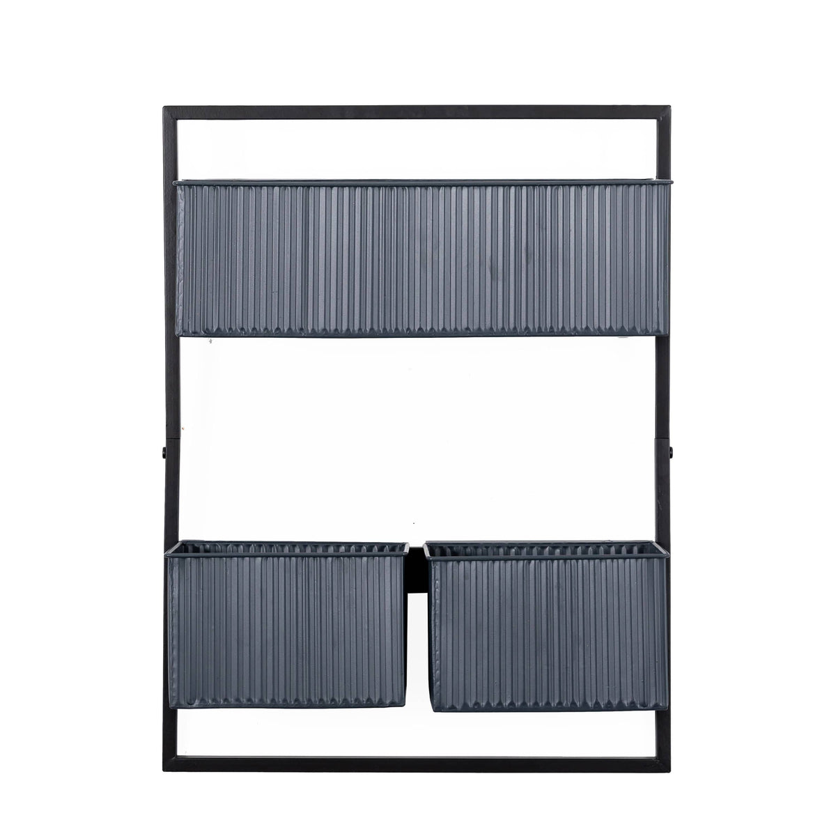 Boarstall Wall Planter - Black.