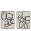 Bodhi Accessories Bold as Gold Framed Canvas Set of 2 House of Isabella UK