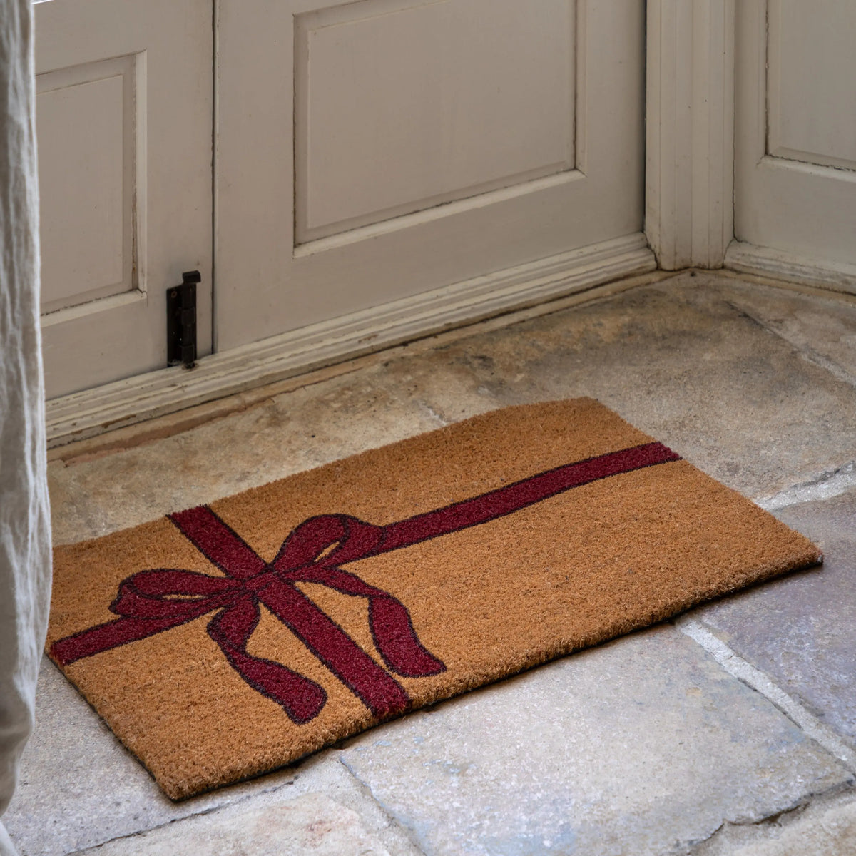 Bodhi Accessories Bow Coir Doormat House of Isabella UK