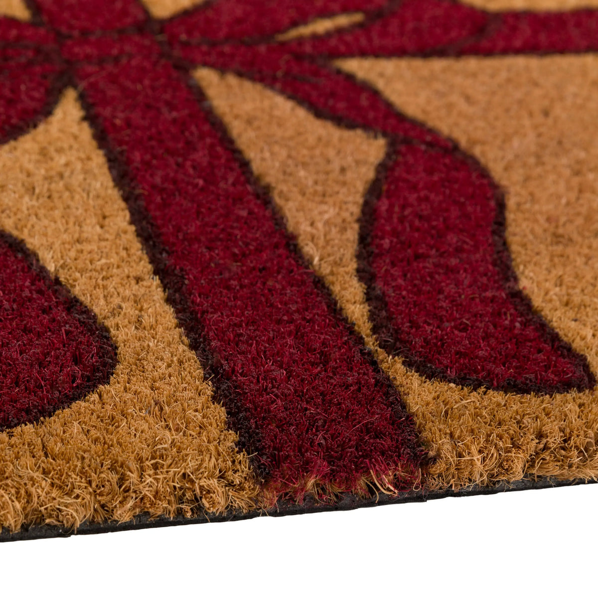 Bodhi Accessories Bow Coir Doormat House of Isabella UK