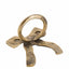 Bodhi Accessories Bow Napkin Ring Antique Gold 4pk House of Isabella UK